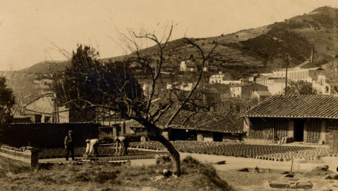 Imatge: Bòbila del Ravalet –1926 (Fons Fotogràfic Museu Arxiu de Vilassar)